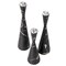 Marble Resin Candle Holders - Set of 3 Exquisite Decorative Taper Candlesticks for Luxurious Home Decor, Elegant Dining Table Centerpieces, Stylish Interior Accents, and Exclusive Event Illumination